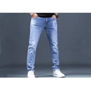 China Customise Woven Autumn Mens Denim Jacket And Jeans Pants Mens Blasting On Legs supplier