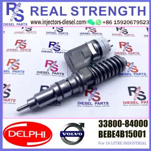 DELPHI injector 33800-84000  BEBE4C15001 Diesel pump Injector VOLVO  BEBE4C15001 A3 for L ENGINE EURO 2