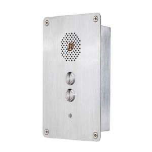 China Anti Rust Elevator Emergency Phone Built In Ringer, Flush mounted Lift Help Point supplier