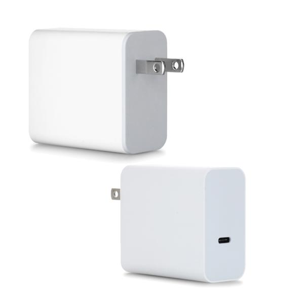 60W USB-C Fast Wall Charger with US 2-Pin Plug for Laptops and Phones