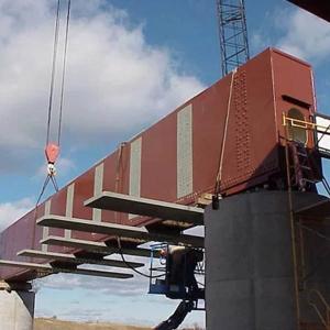 Structural Girder Bridge Formwork High Strength Segmental Steel Box Girder Bridge