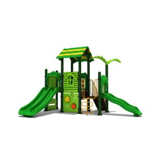 Outside Custom Playground Slides 114mm Colorful Commercial Garden Backyard