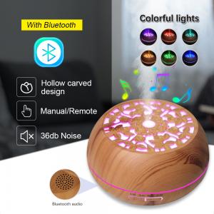 550ml Electric Essential Oil Aroma Diffuser with Remote and Bluetooth Speaker Household Favorite