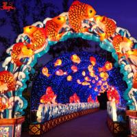 China China Lantern Festival Zigong Cartoon Theme Lantern Festival Supplier Christmas Lantern Show on sale