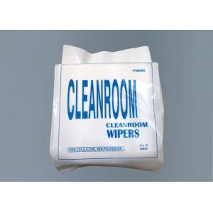 Non Woven Cleanroom Wipes Cloth  Lint Free Polyester Cellulose Blend 12"X12"