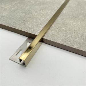 Stainless Steel U Channel Decorative Brass Profile Floor Inlay Ss Gold Tile Trim Floor Trim
