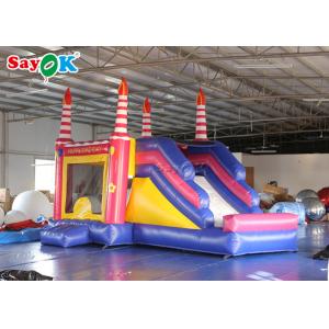 China Inflatable Slippery Slide Inflatable Bouncers Slide Birthday Bounce House For Entertainment supplier