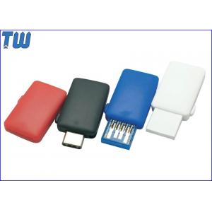 China Double USB Interface Sliding USB 3.1 Type C Flash Drive OTG Function supplier