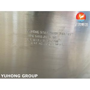 China ASME SA516 Gr. 70 Трубчатые пластины для теплообменника, Placa Caldera wholesale