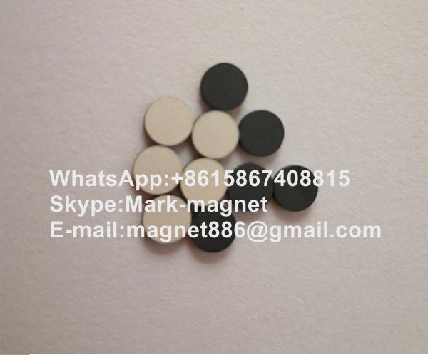 Spinel lithium-based microwave ferrite D4.85X0.9mm with silver coating for