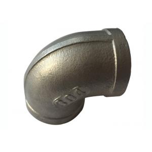 China 1/4 to 4 BSP SS304 Stainless Steel 90 degree threaded elbow fitting supplier
