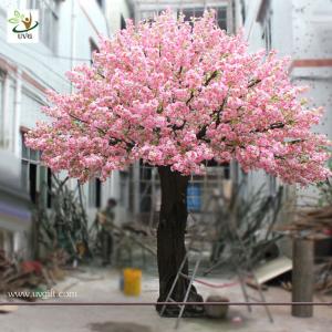 UVG 15ft Pink artificial japanese cherry blossom tree for wedding and party decoration