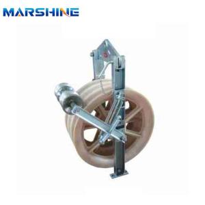 China Grounding Roller Stringing Block With Anti-Static Aluminum Alloy Cable Block wholesale