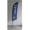 China Double Sided Custom Feather Flags Banner With Fibreglass Flag Pole wholesale