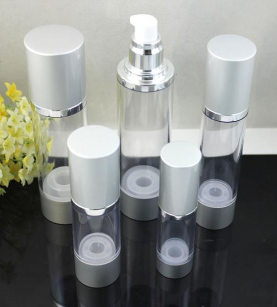 bouteille privée d'air cosmétique en aluminium vide de 15ml 30ml 50ml 100ml