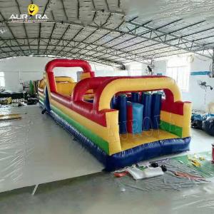 Children Inflatable Obstacle Course Outdoor Inflatable Game Obstacle Course