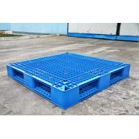 China Rackable Plastic Shipping Pallets For Storage / Distribution , Blue Plastic Pallet Recycling on sale