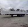 China Auto-dumping 40FT 80tons Stake Cargo Fence Container Semi Truck Trailer para AND9407CXY wholesale