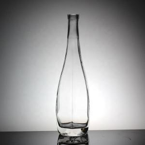 Custom Made Clear Glass Screw Cap Bottle for Juice or Soda Beverage 330ml 500ml 750ml