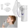China Nebulizador de malla ultrasónico con batería de litio recargable portátil, nivel de ruido inferior a 50 dB, blanco wholesale