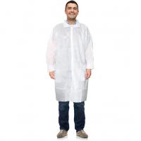 China Waterproof Disposable Protective Wear Coat Nonwoven Fabric 25-50gsm on sale