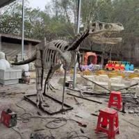China Outdoor / Indoor Life Size Dinosaur Skull Replica , Dinosaur Fossil Replicas on sale