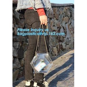 Clear Tote Bags Crystal PVC Transparent Women Fashion Handbag Shoulder Beach Bag, Summer Beach Clear PVC Shoulder Bag Tr