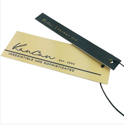 Glossy Cardstock Hang Tags With Twine Hang Tag Custom White For Retail Items