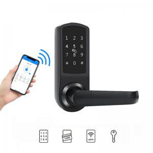 China Smart Bedroom 180mm Electronic Smart Door Locks 6V AA Hotel Card Door Locks supplier