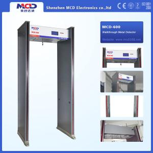 China High Sensitivity Walk Through Security Metal Detectors , Security Walk Through Gate 6 Zones wholesale