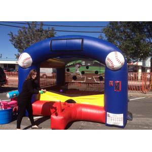 Adults Kids Inflatable Sports Games / Target Inflatable Baseball Game With PVC