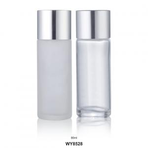 China Round / Square 120ML Glass Lotion Bottles Screw With Cap Customized Color supplier