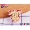 Non Toxic Plastic Mickey Mouse Clubhouse Cookie Cutters ABS Material