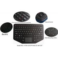 China IP65 Wireless Bluetooth Industrial Keyboard Robust ABS With Touchpad Backlit on sale