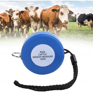Blue Case Cattle Weight Measuring Tape For Farm 2.5m × 14mm Size