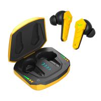 Yellow IPX5 V5.1 2.4GHz Gaming Wireless Earphones For Pc Noise Cancellation
