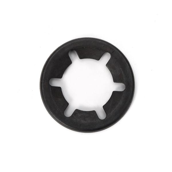 Finition simple M3-M6 en acier inoxydable/acier à ressort noir Clips de verrouillage à l'intérieur de l'étoile Garniture de lavage Garniture de prune Garniture de retenue Garniture de verrouillage à l'intérieur de l'étoile pour arbre