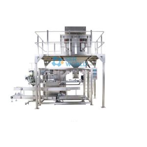 China Machine d'emballage semi-automatique 100-200 sacs/min pour aliments pour animaux / aliments / engrais supplier