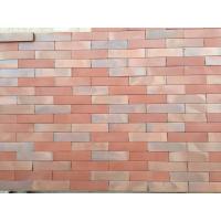 China Changeable Colors Flat Thin Split Face Brick For Exterior Wall Low Water Absorption on sale