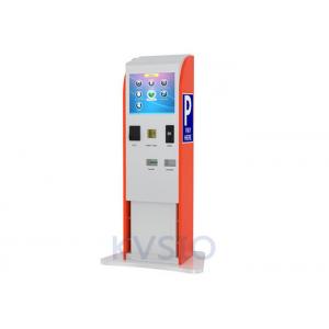 China Bill Acceptor Type Outdoor Information Kiosk 4096*4096 Resolution Touch Screen supplier