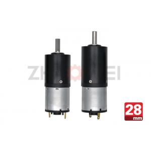 China Small Size 28mm 24 volt dc gear motor With Low Speed Metal Gearbox supplier