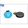 Tiny Twister Round 64GB Flash Drives Customized Branding USB Device