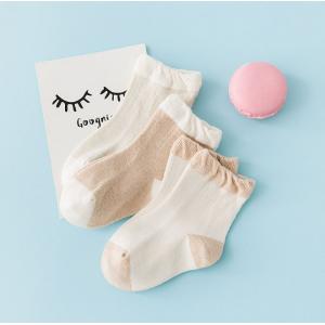 China Millidoll Original colour cotton Antibacterial  babies sock foot wear 0-2years nunu style supplier