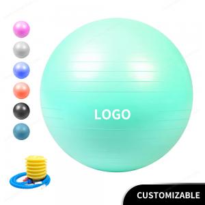 China 200kg Bearing Anti Burst PVC Yoga Fitness Ball 45cm Pilates Gym Ball supplier