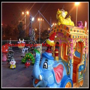 China 16 seats Amusement Rides Big Amusement Park Equipment Elephant Trackless Train wholesale