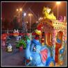 China 16 seats Amusement Rides Big Amusement Park Equipment Elephant Trackless Train wholesale