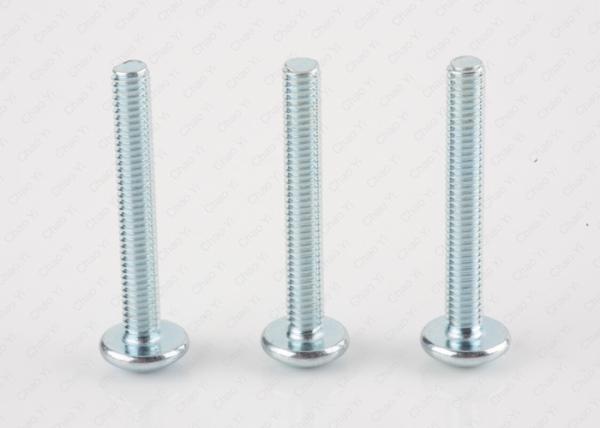 White Truss Head Machine Screw Phillips Drive Self Tapping M3