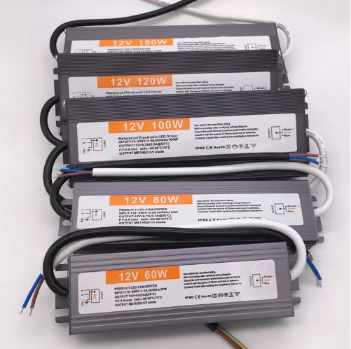 High Energy Efficiency Strong Adaptability 110V 220V AC LED Driver Power Supply IP67 Waterproof For Commercial Lighting