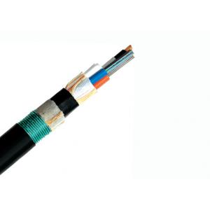 Double Jacket Single Mode Armored Fiber Cable , GYTY53 Fiber Optic Network Cable