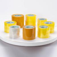 China 90mic Shipping Sealing Transparent BOPP Adhesive Tape Tightly Wound Packing on sale